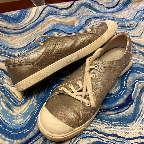 Josef Seibel Shoes - Josef seibel pewter lace up tennis shoes size 40
